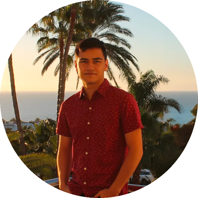 Martin Möhle, co-founder, on a Pacific coastline